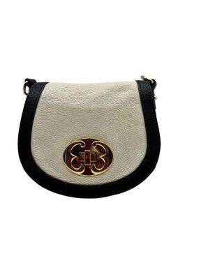 Emma Fox Black Leather Crossbody Bag